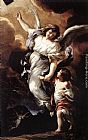 Pietro da Cortona The Guardian Angel painting
